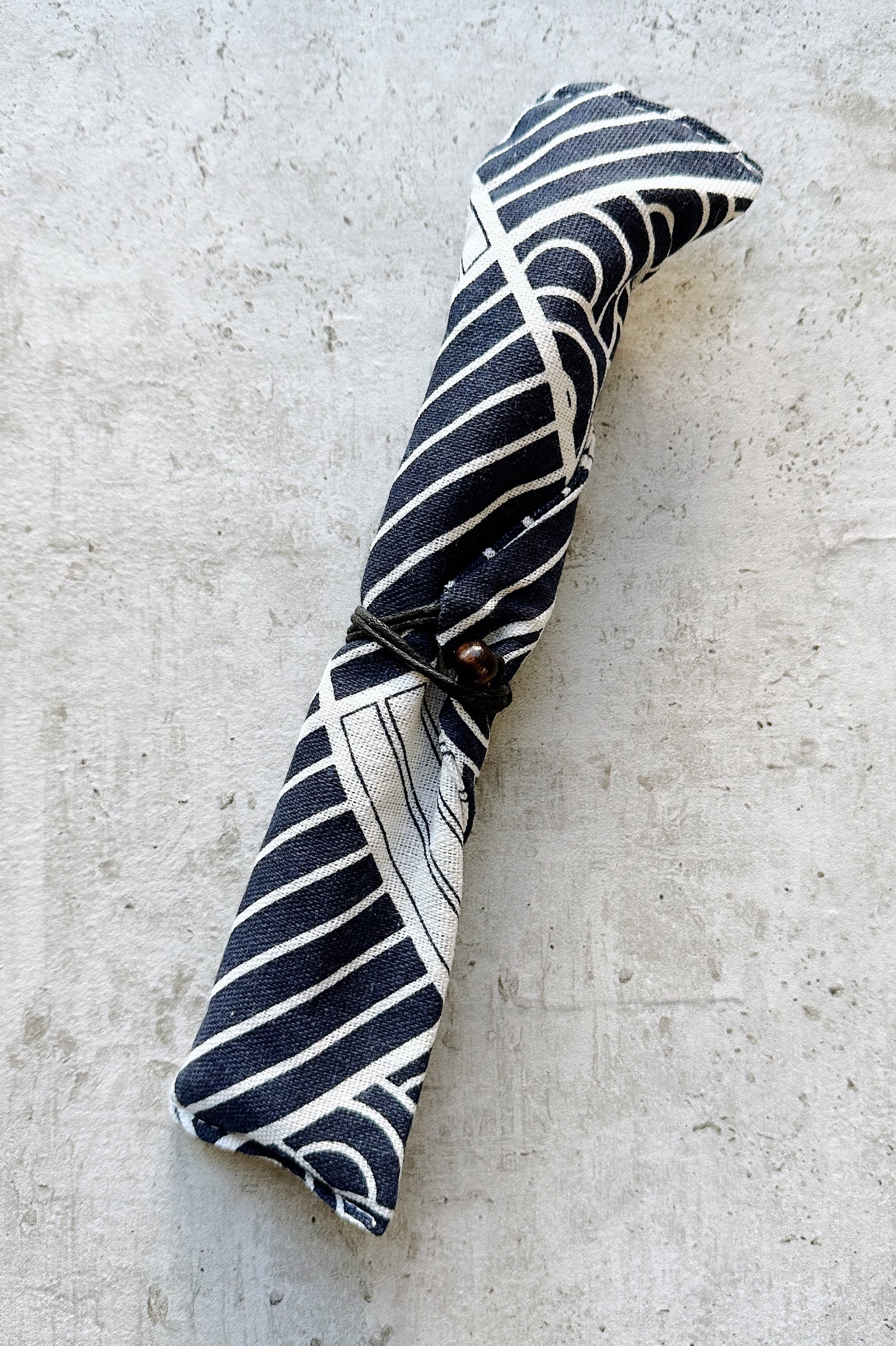 Bamboo Cutlery Set with Carrying Pouch