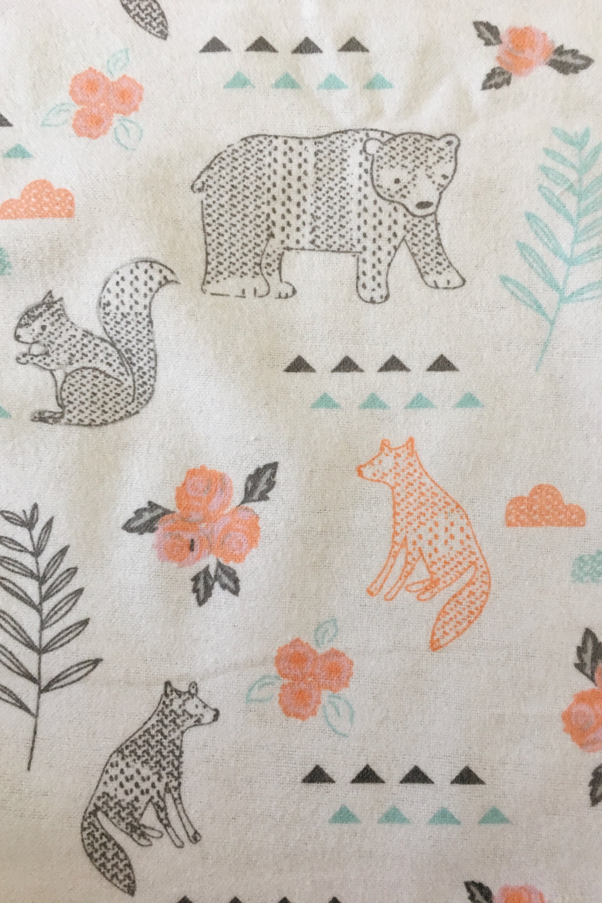 Cotton Cloth Napkins (Geo Animals + Stripes 4 pack)