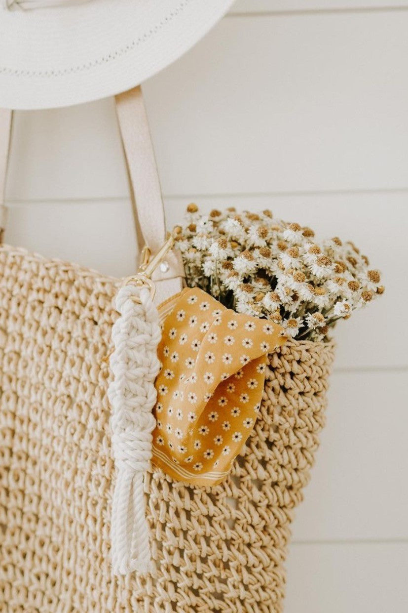 Macrame Keychain - Square Knot