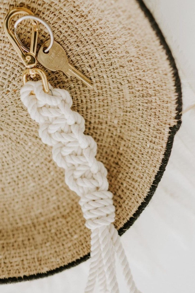 Macrame Keychain - Square Knot