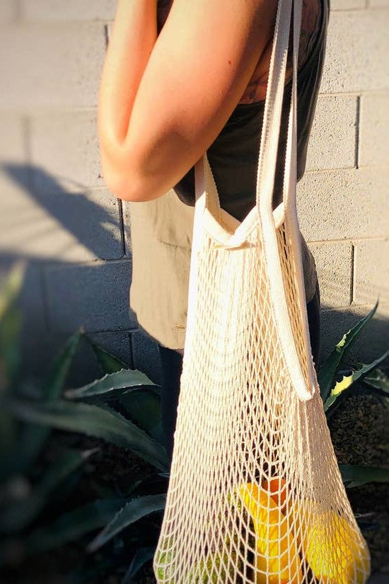 Organic Cotton Mesh Market Bag - 36"