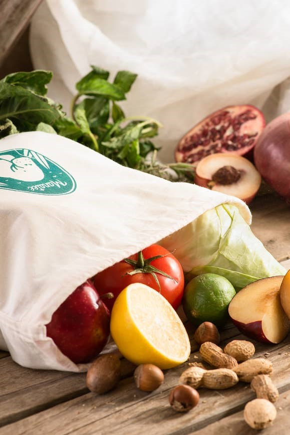 Organic Cotton Produce Bags (4 pack)