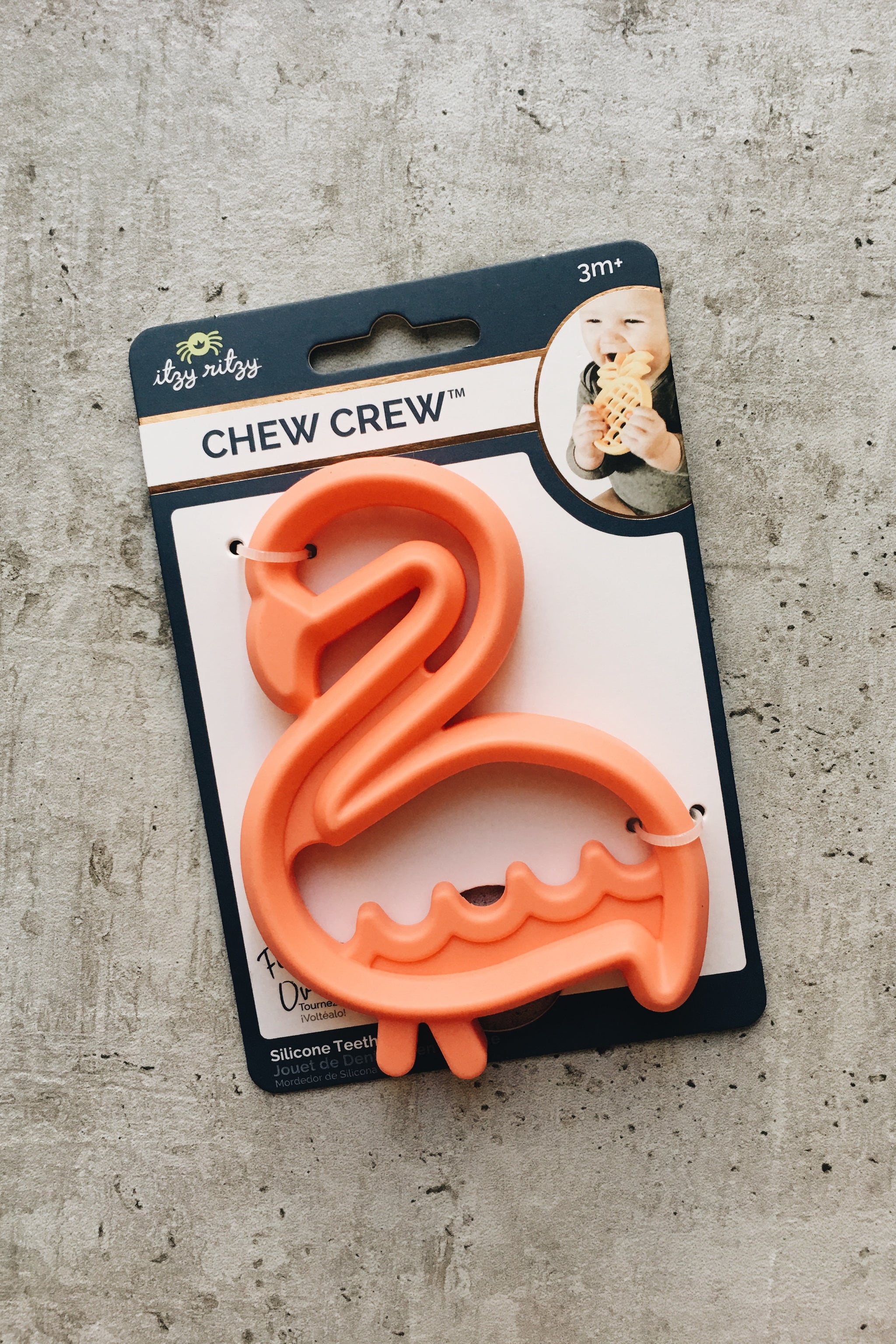 Non-Toxic Silicone Baby Teether - Flamingo