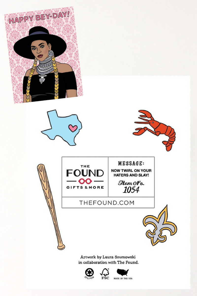 Queen Bey Birthday Card