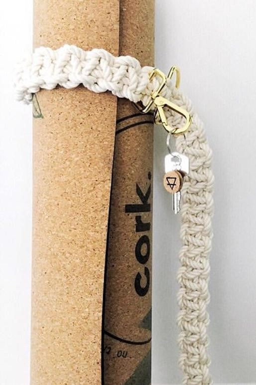 Macrame Yoga Strap