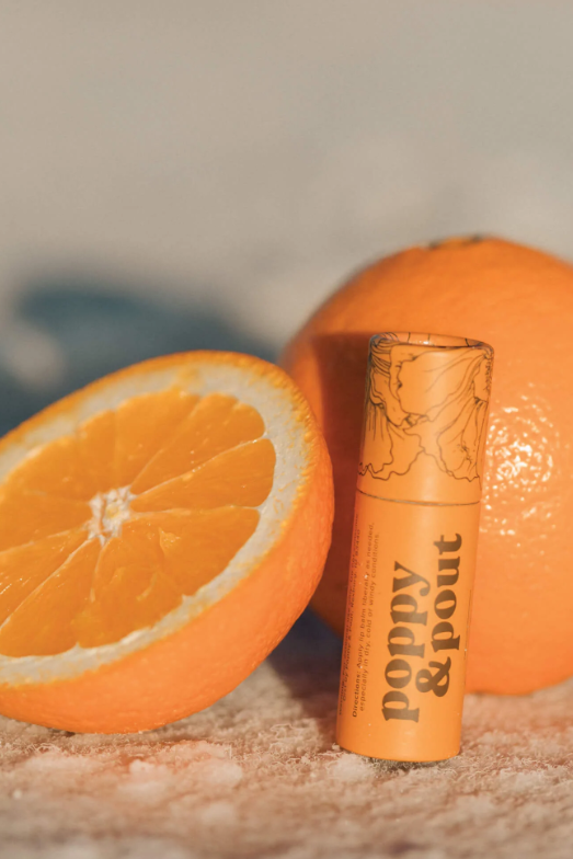 Poppy & Pout Lip Balm - Orange Blossom
