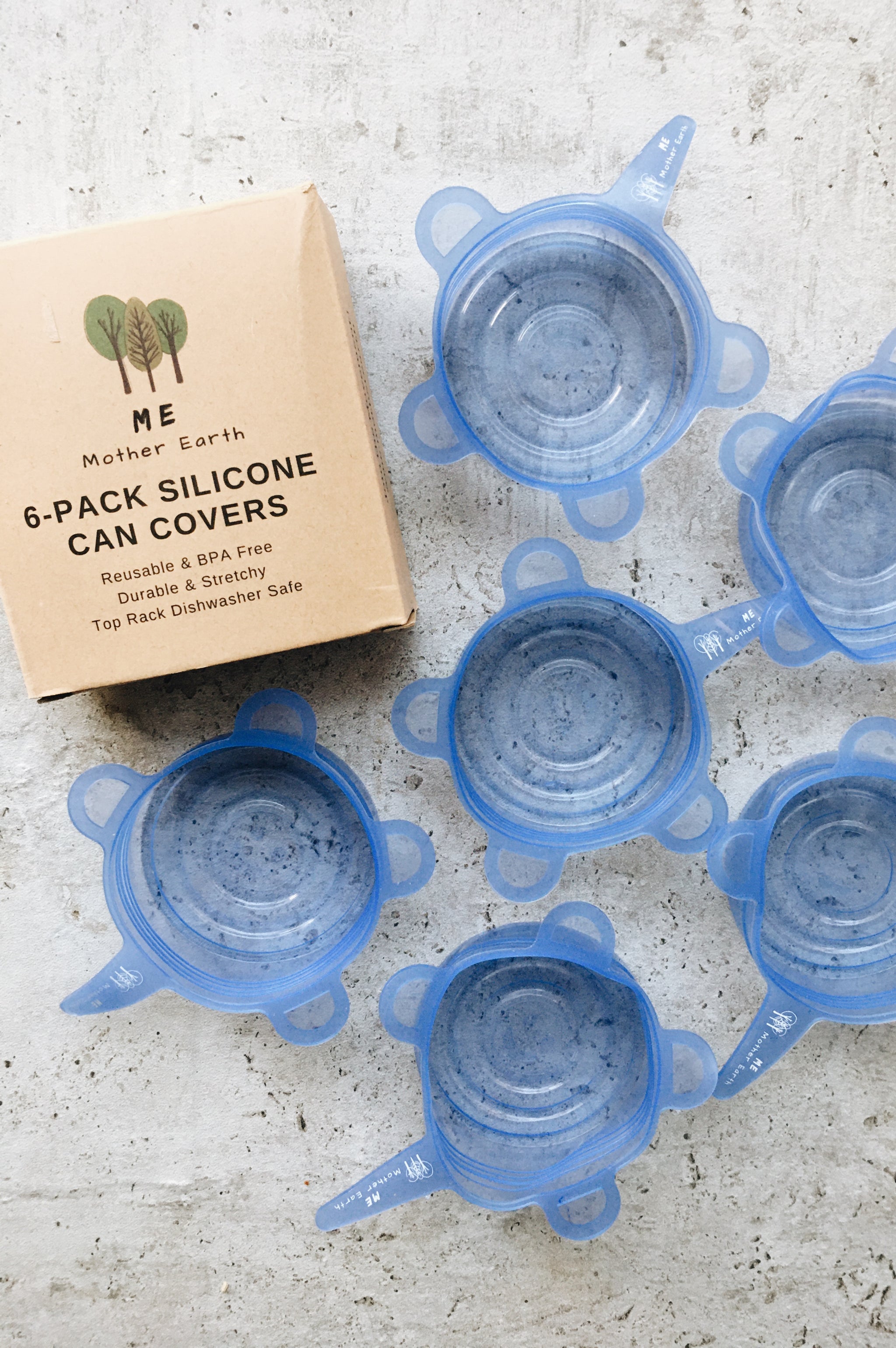 Silicone Can Covers - 6 pk