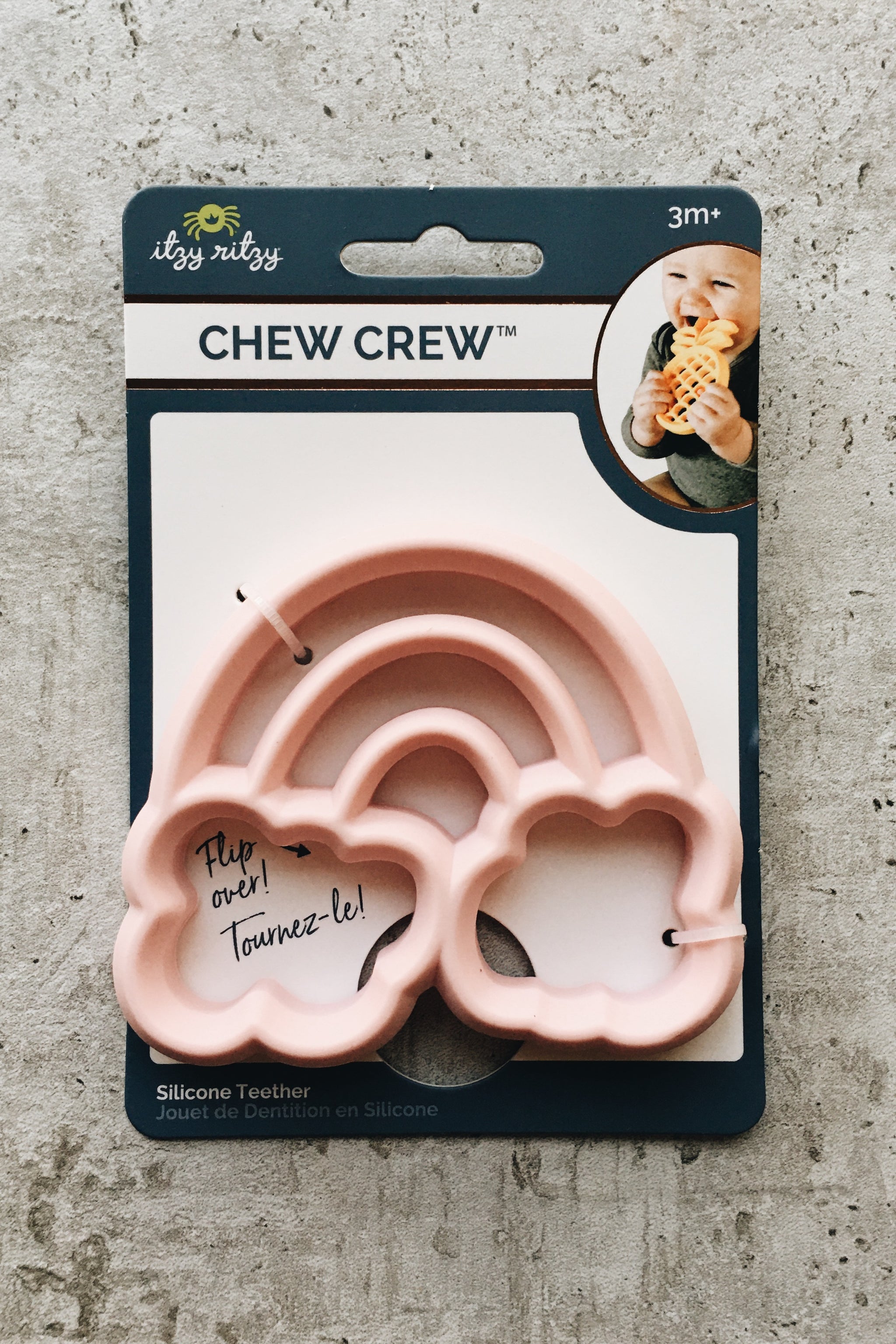 Non-Toxic Silicone Baby Teether - Rainbow