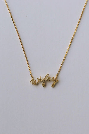 Wifey Necklace (Gold & Rose Gold)