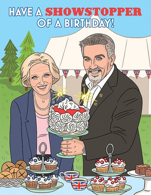 The Great British Baking Show Birthday Card