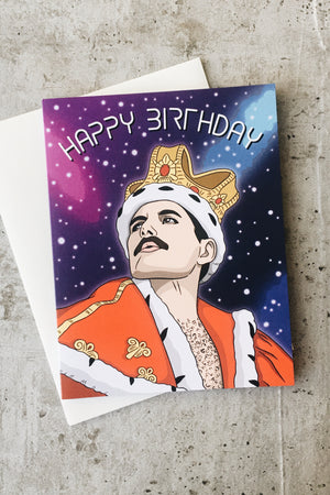Freddy Mercury Birthday Card