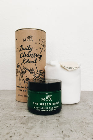 MOA Daily Cleansing Ritual with The Green Balm