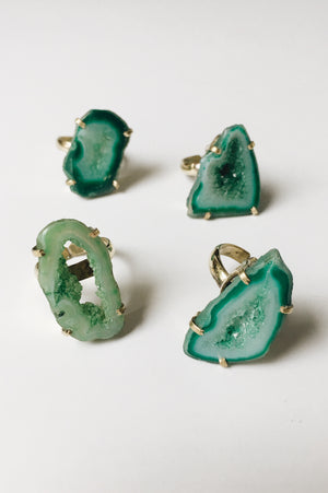 Agate Ring (Green)