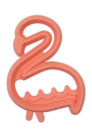 Non-Toxic Silicone Baby Teether - Flamingo
