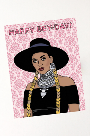Queen Bey Birthday Card